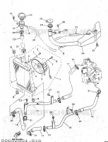 RADIATEUR / DURITES pour Yamaha MAJESTY 1998