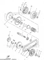 EMBRAYAGE DE DEMARREUR pour Yamaha MAJESTY 1998