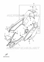 COUVERCLE LATERAL pour Yamaha MAJESTY 1998
