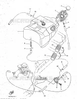 RESERVOIR A ESSENCE pour Yamaha MAJESTY 1998