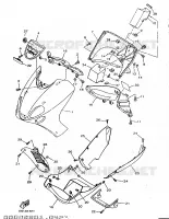 CARENAGES 1  pour Yamaha MAJESTY 1998