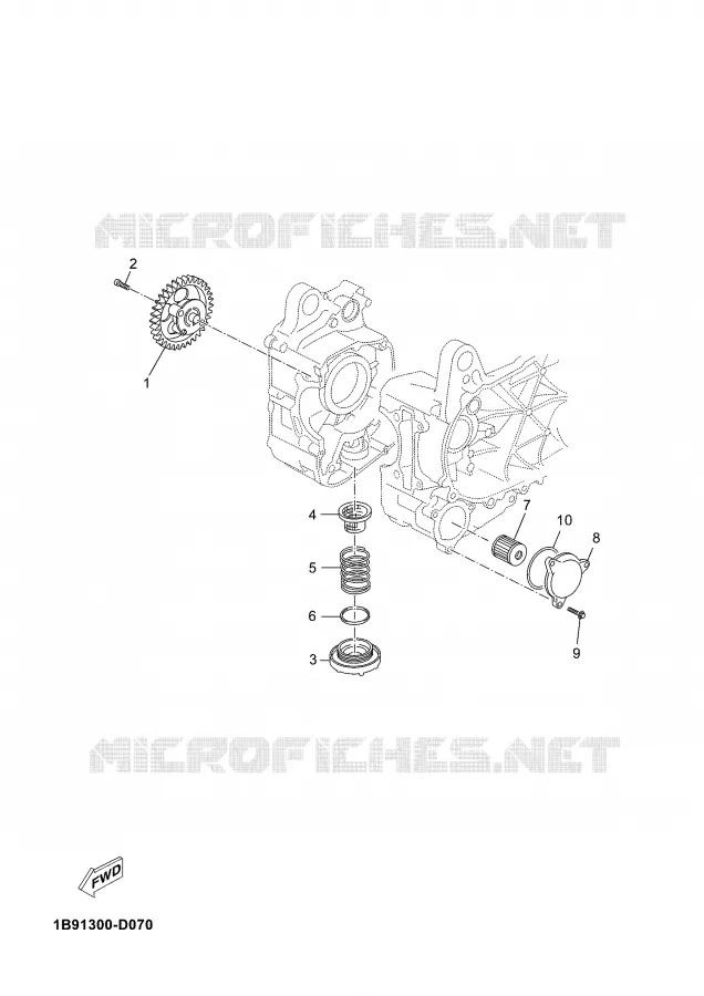 POMPE A HUILE Yamaha SCOOTER 125 2006 XMAX  YP125R