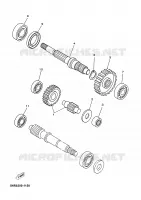 TRANSMISSION pour Yamaha MAJESTY 2005