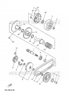 EMBRAYAGE DE DEMARREUR pour Yamaha MAJESTY 2005