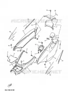 COUVERCLE LATERAL pour Yamaha MAJESTY 2005