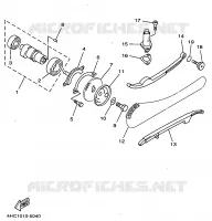 ARBRE A CAMES / CHAINE DE DISTRIBUTION pour Yamaha MAJESTY 1997