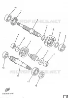 TRANSMISSION pour Yamaha MAJESTY 1997
