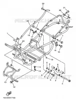 CADRE pour Yamaha MAJESTY 1997