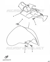 GARDE BOUE pour Yamaha MAJESTY 1997