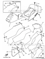 COUVERCLE LATERAL pour Yamaha MAJESTY 1997