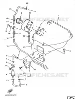 RESERVOIR A ESSENCE pour Yamaha MAJESTY 1997