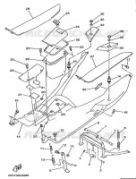 SUPPORT / REPOSE PIEDS pour Yamaha MAJESTY 1997