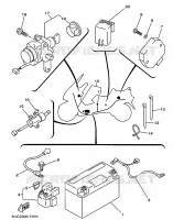 PARTIE ELECTRIQUE 1 pour Yamaha MAJESTY 1997