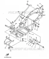 CADRE pour Yamaha MAJESTY 1998