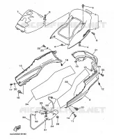 COUVERCLE LATERAL pour Yamaha MAJESTY 1998