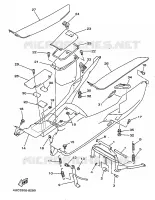 SUPPORT / REPOSE PIEDS pour Yamaha MAJESTY 1998