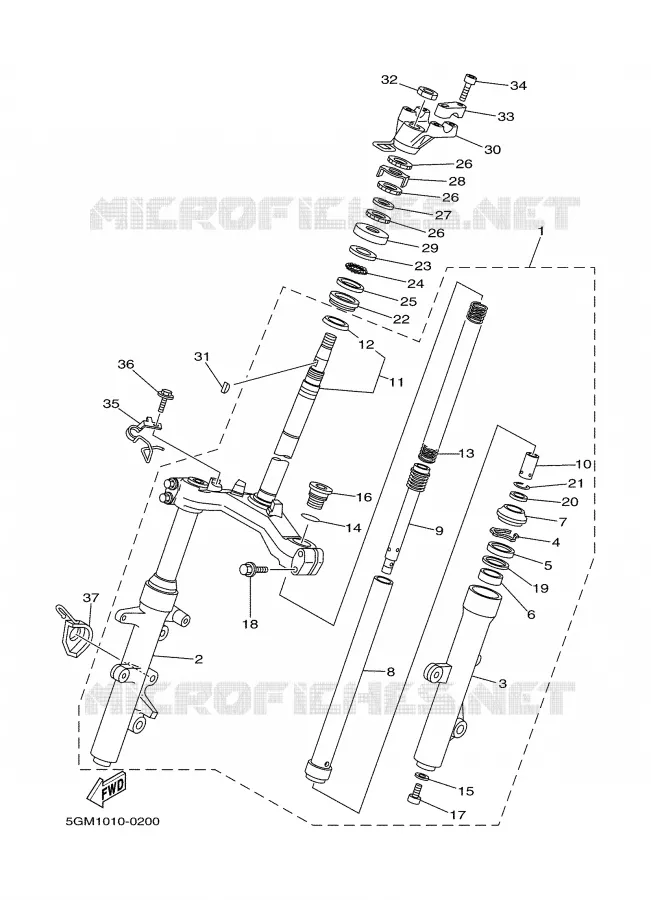 DIRECTION Yamaha SCOOTER 250 2000 MAJESTY  YP250