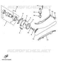 ARBRE A CAMES / CHAINE DE DISTRIBUTION pour Yamaha MAJESTY ABS 1999