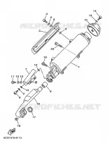 ECHAPPEMENT pour Yamaha MAJESTY ABS 1999