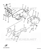 CARTER   MOTEUR 1 pour Yamaha MAJESTY ABS 1999