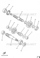 TRANSMISSION pour Yamaha MAJESTY ABS 1999