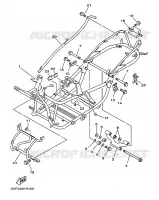 CADRE pour Yamaha MAJESTY ABS 1999