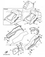 COUVERCLE LATERAL pour Yamaha MAJESTY ABS 1999