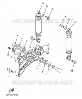 BRAS OSCILLANT / AMORTISSEUR pour Yamaha MAJESTY ABS 1999