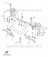 COMMODO / LEVIER pour Yamaha MAJESTY ABS 1999