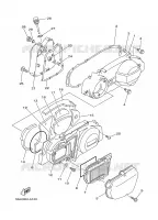 CARTER   MOTEUR 1 pour Yamaha MAJESTY ABS 2003