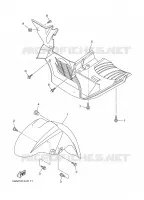 GARDE BOUE pour Yamaha MAJESTY ABS 2003