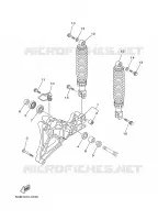 BRAS OSCILLANT / AMORTISSEUR pour Yamaha MAJESTY ABS 2003