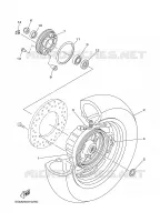 ROUE ARRIERE pour Yamaha MAJESTY ABS 2003