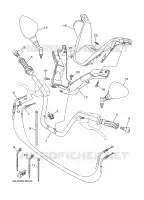 GUIDON ET CABLES pour Yamaha MAJESTY ABS 2003