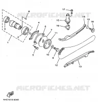 ARBRE A CAMES / CHAINE DE DISTRIBUTION pour Yamaha MAJESTY 1998