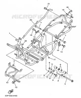 CADRE pour Yamaha MAJESTY 1998