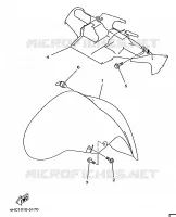 GARDE BOUE pour Yamaha MAJESTY 1998