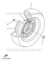 ROUE ARRIERE pour Yamaha MAJESTY 1998