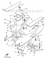 SUPPORT / REPOSE PIEDS pour Yamaha MAJESTY 1998