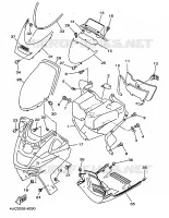PROTEGE JAMBES pour Yamaha MAJESTY 1998