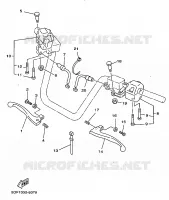 COMMODO / LEVIER pour Yamaha MAJESTY 1998