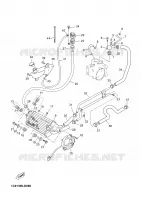 RADIATEUR / DURITES pour Yamaha XMAX 2005