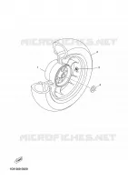 ROUE ARRIERE pour Yamaha XMAX 2005