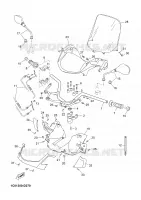 GUIDON ET CABLES pour Yamaha XMAX 2005