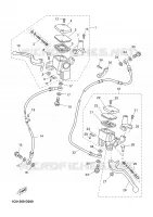 MAITRE CYLINDRE AVANT pour Yamaha XMAX 2005