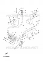 RADIATEUR / DURITES pour Yamaha XMAX 2007