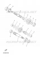 TRANSMISSION pour Yamaha XMAX 2007