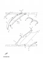 COUVERCLE LATERAL pour Yamaha XMAX 2007