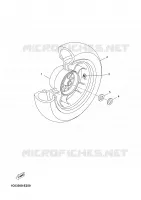 ROUE ARRIERE pour Yamaha XMAX 2007