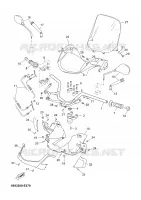 GUIDON ET CABLES pour Yamaha XMAX 2007